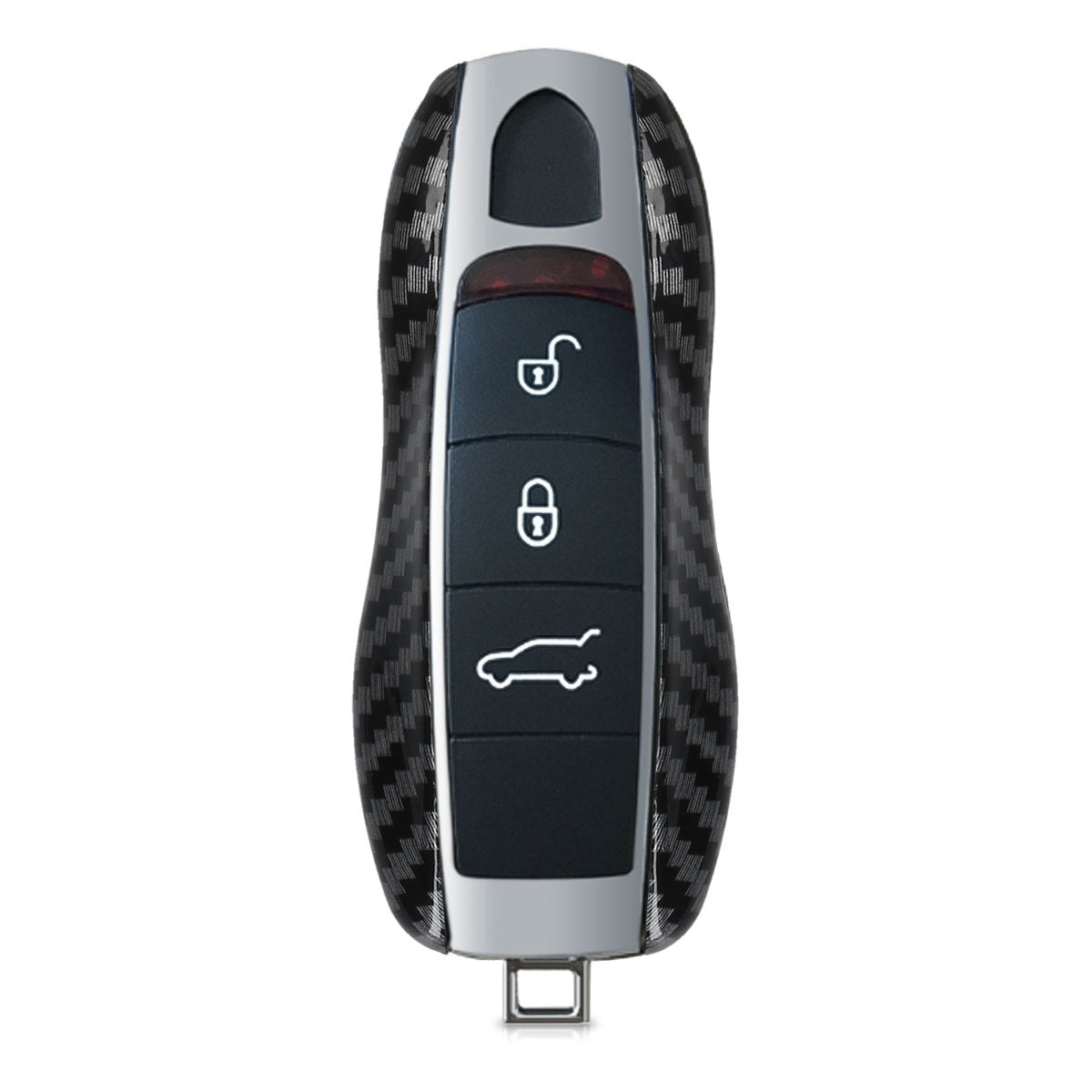 kwmobile Autoschlüssel Hülle kompatibel mit Porsche 3-Tasten Autoschlüssel (nur Keyless) Hardcover Schutzhülle Schlüsselhülle Cover