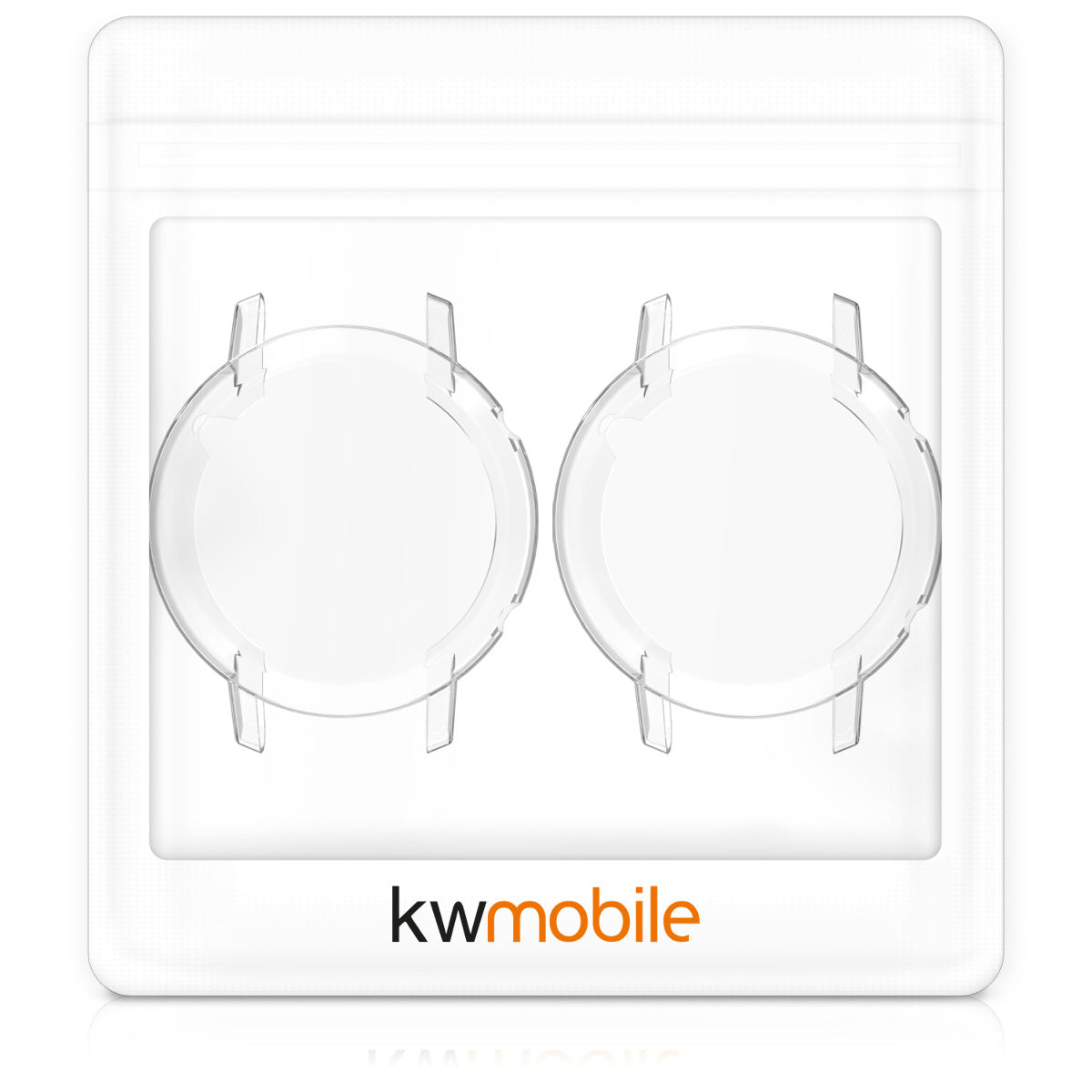 kwmobile Schutzhülle für Huawei Watch GT2 (42mm) Fullbody Display Cover Set