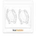 kwmobile Silikon Hülle für Huawei Watch GT2 (46mm) Schutzhülle Fullbody Display Cover Set