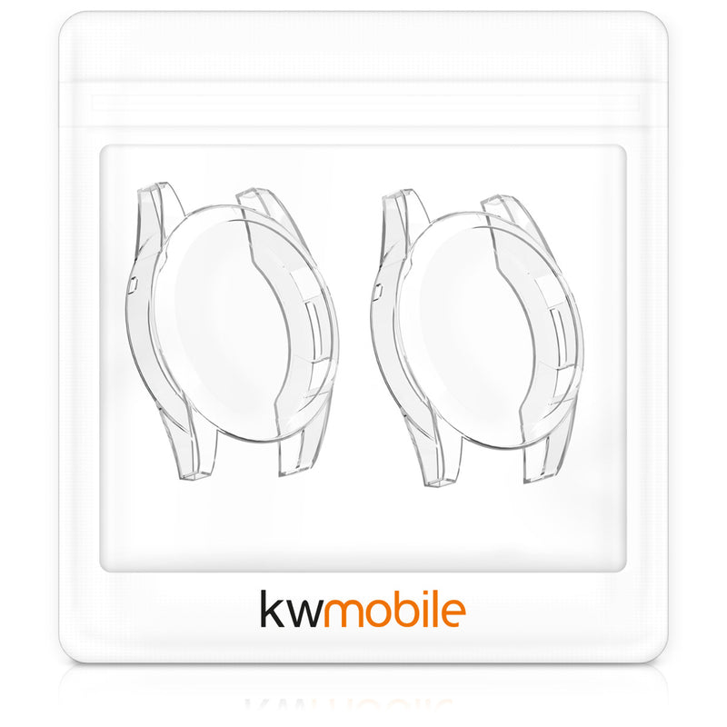 kwmobile Silikon Hülle für Huawei Watch GT2 (46mm) Schutzhülle Fullbody Display Cover Set