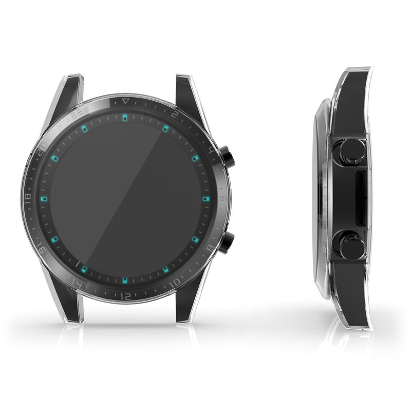 kwmobile Silikon Hülle für Huawei Watch GT2 (46mm) Schutzhülle Fullbody Display Cover Set