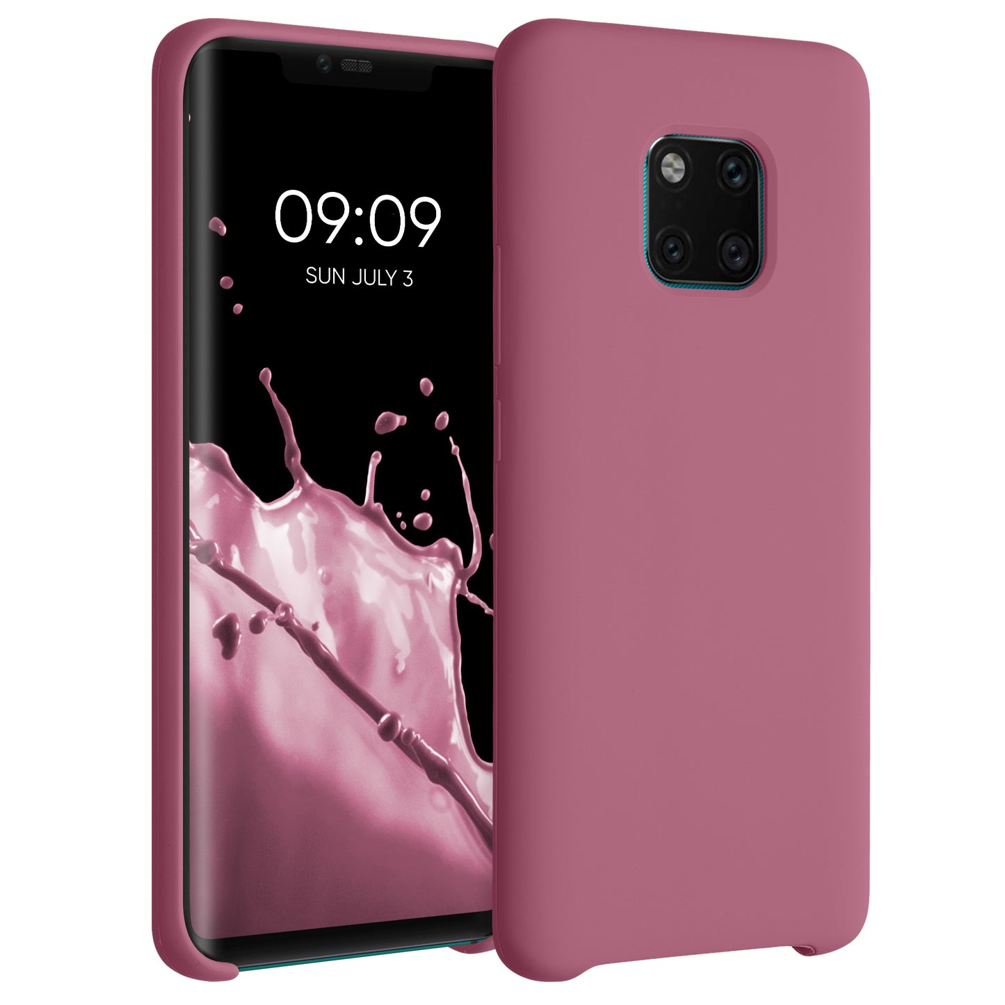 kwmobile Handyhülle für Huawei Mate 20 Pro Hülle - Case Silikon - Kabelloses Laden - Schutzhülle Cover