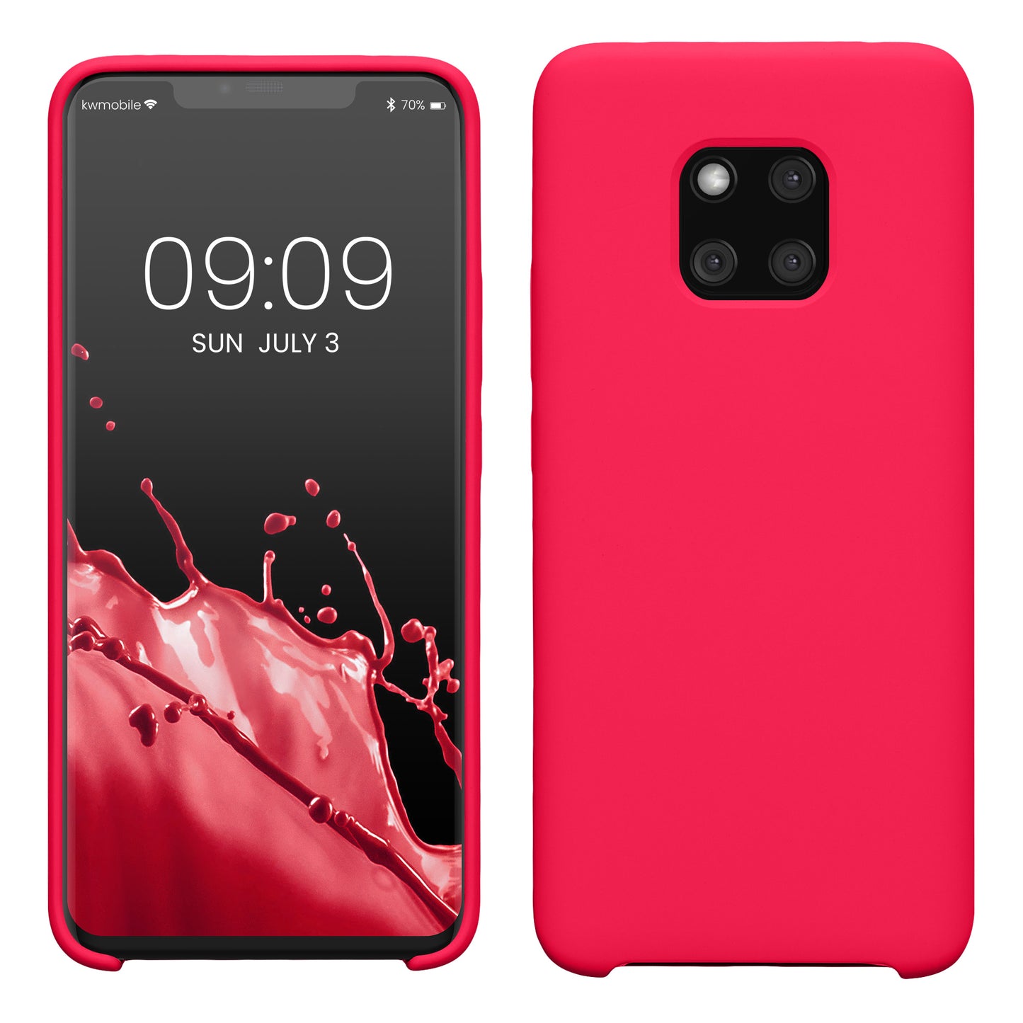 kwmobile Handyhülle für Huawei Mate 20 Pro Hülle - Case Silikon - Kabelloses Laden - Schutzhülle Cover