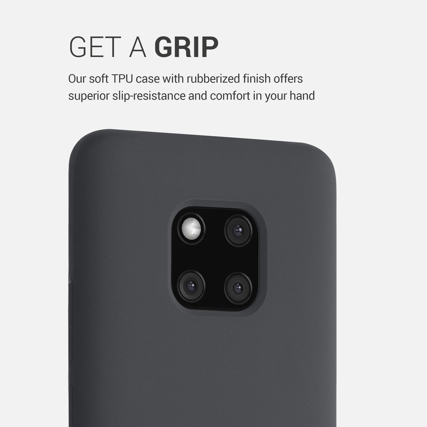 kwmobile Handyhülle für Huawei Mate 20 Pro Hülle - Case Silikon - Kabelloses Laden - Schutzhülle Cover