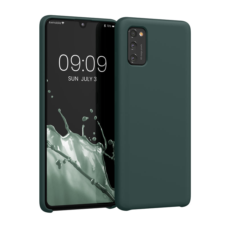 kwmobile Handyhülle für Samsung Galaxy A41 - Case Silikon - Kabelloses Laden - Schutzhülle Cover