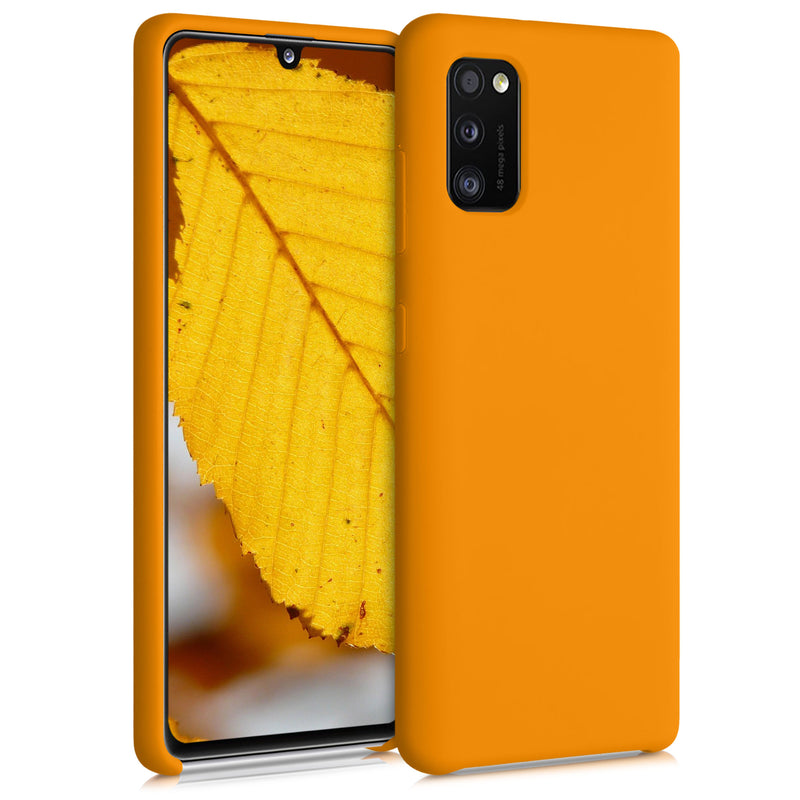 kwmobile Handyhülle für Samsung Galaxy A41 - Case Silikon - Kabelloses Laden - Schutzhülle Cover