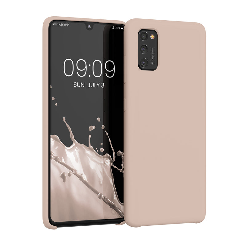 kwmobile Handyhülle für Samsung Galaxy A41 - Case Silikon - Kabelloses Laden - Schutzhülle Cover