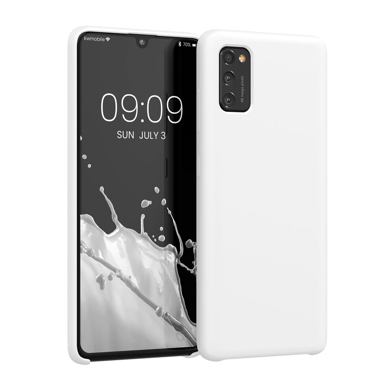 kwmobile Handyhülle für Samsung Galaxy A41 - Case Silikon - Kabelloses Laden - Schutzhülle Cover