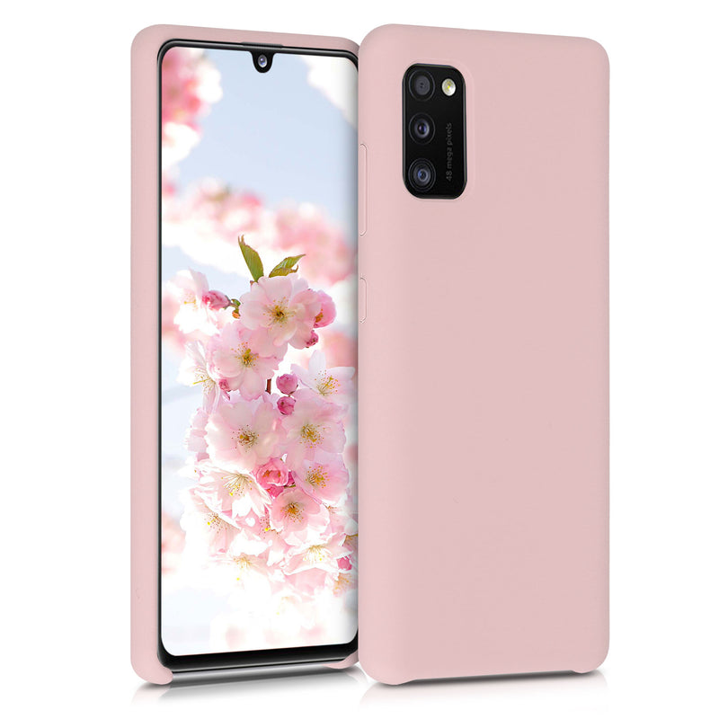kwmobile Handyhülle für Samsung Galaxy A41 - Case Silikon - Kabelloses Laden - Schutzhülle Cover