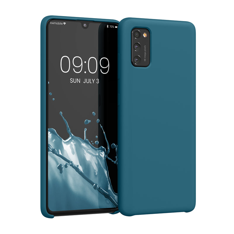 kwmobile Handyhülle für Samsung Galaxy A41 - Case Silikon - Kabelloses Laden - Schutzhülle Cover