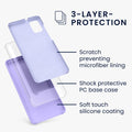 kwmobile Handyhülle für Samsung Galaxy A41 - Case Silikon - Kabelloses Laden - Schutzhülle Cover