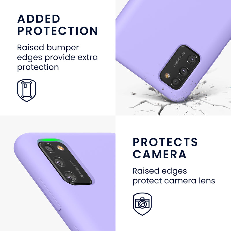 kwmobile Handyhülle für Samsung Galaxy A41 - Case Silikon - Kabelloses Laden - Schutzhülle Cover