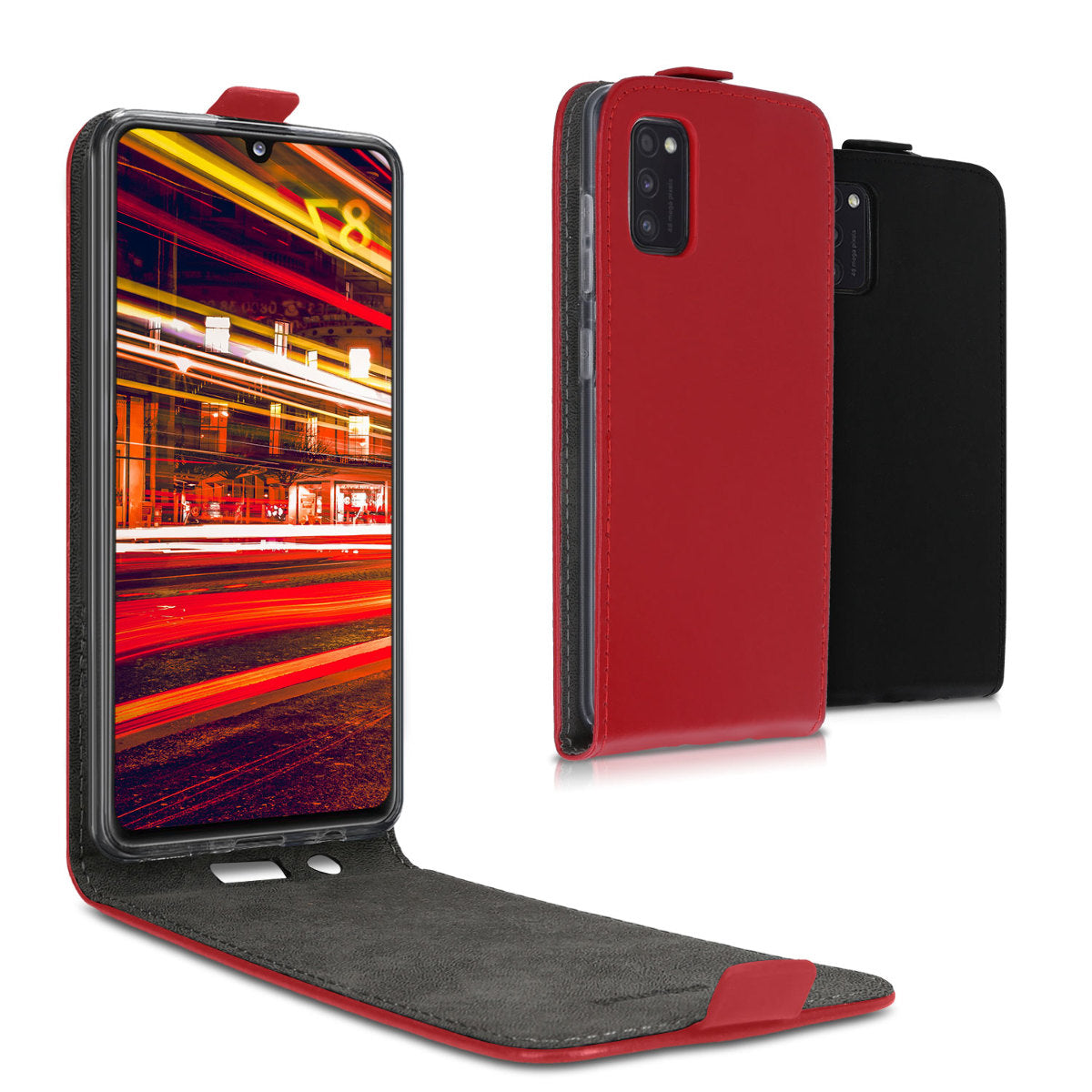 kwmobile Schutzhülle kompatibel mit Samsung Galaxy A41 - Hülle Handy - Flip Case Handyhülle