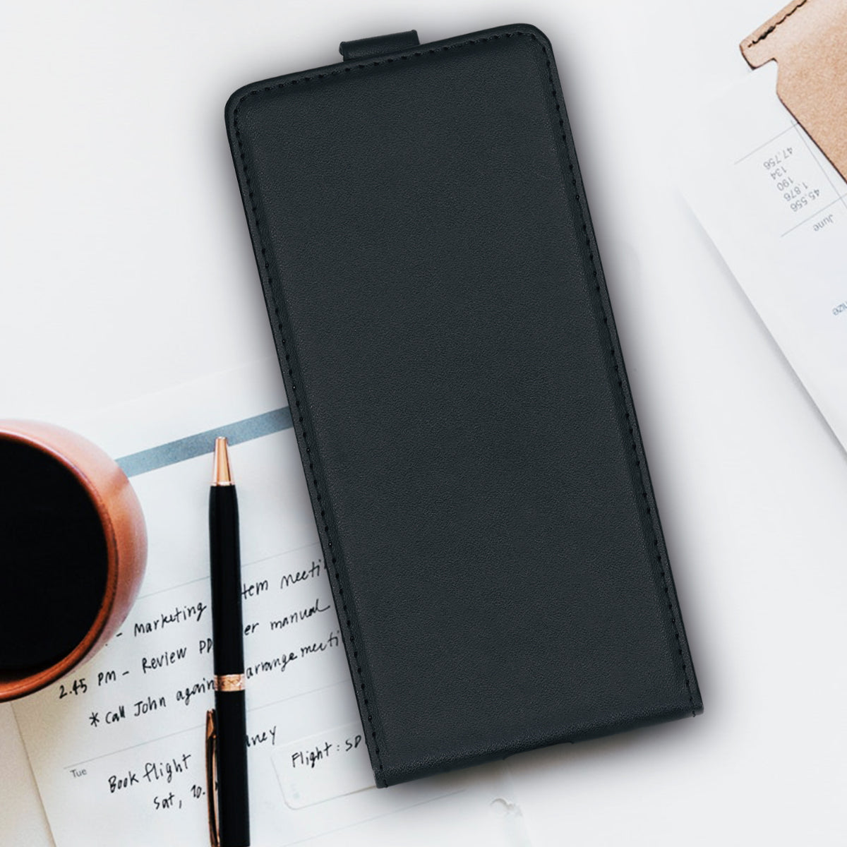 kwmobile Schutzhülle kompatibel mit Samsung Galaxy A41 - Hülle Handy - Flip Case Handyhülle