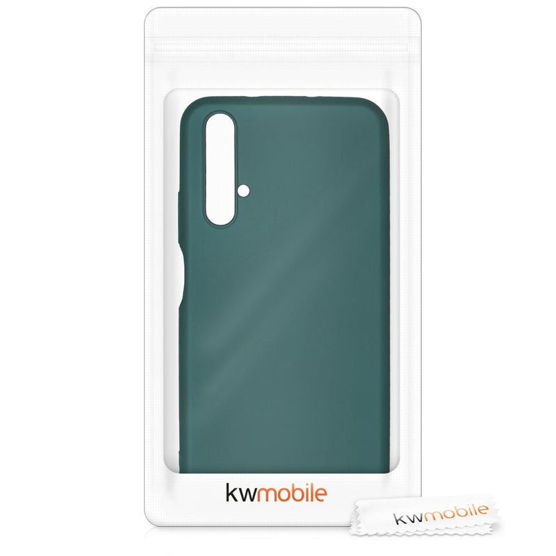 kwmobile Handyhülle für Huawei Nova 5T Hülle - Silikon Case Schutzhülle Cover