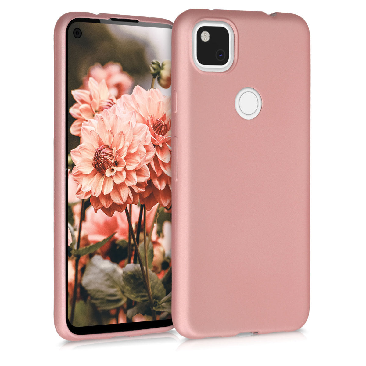 kwmobile Handyhülle für Google Pixel 4a Hülle Silikon Case Schutzhülle Cover