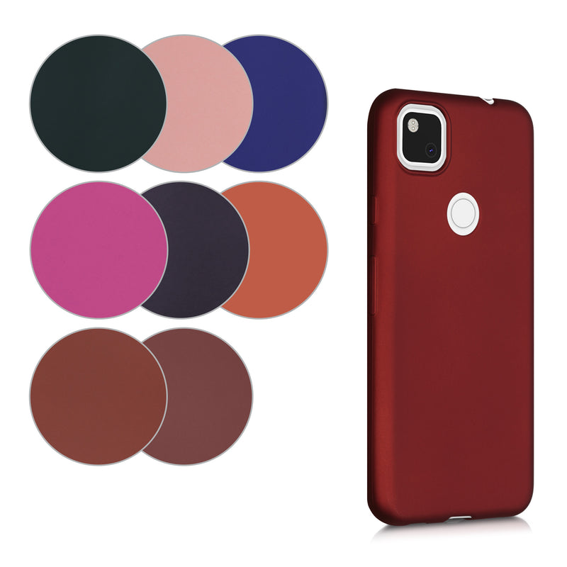 kwmobile Handyhülle für Google Pixel 4a Hülle Silikon Case Schutzhülle Cover
