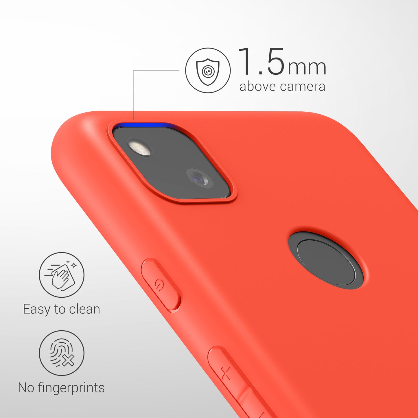 kwmobile Handyhülle für Google Pixel 4a Hülle Kabelloses Laden Schutzhülle Cover