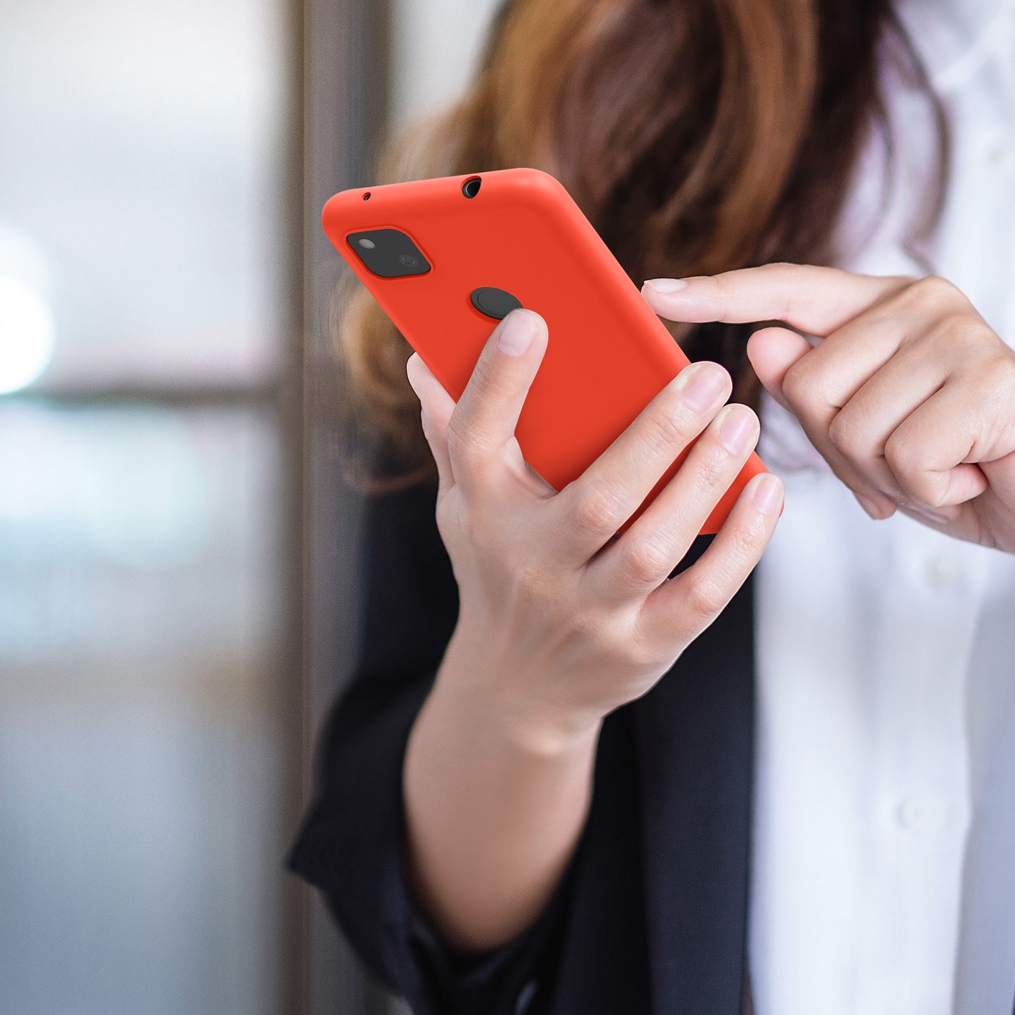 kwmobile Handyhülle für Google Pixel 4a Hülle Kabelloses Laden Schutzhülle Cover
