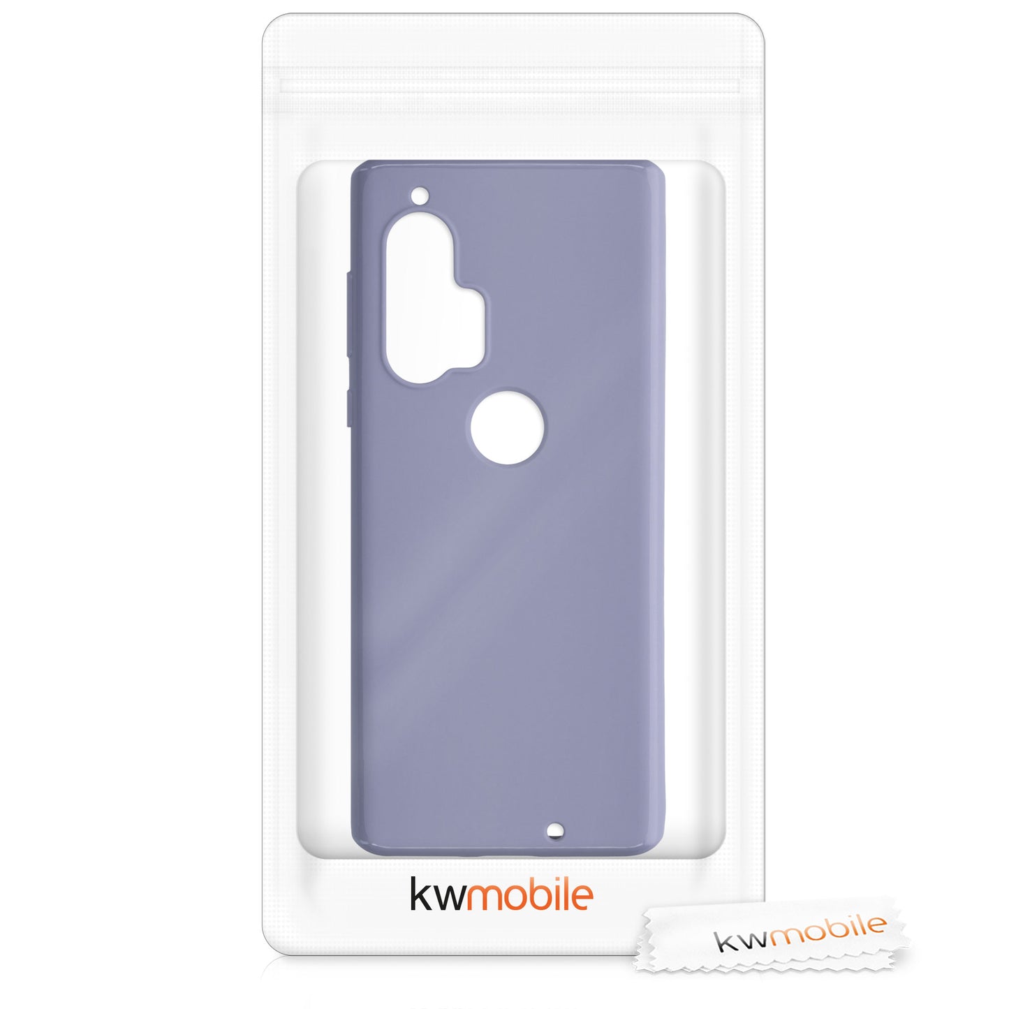kwmobile Handyhülle für Motorola Edge Plus / Edge+ Hülle - Kabelloses Laden - Schutzhülle Cover