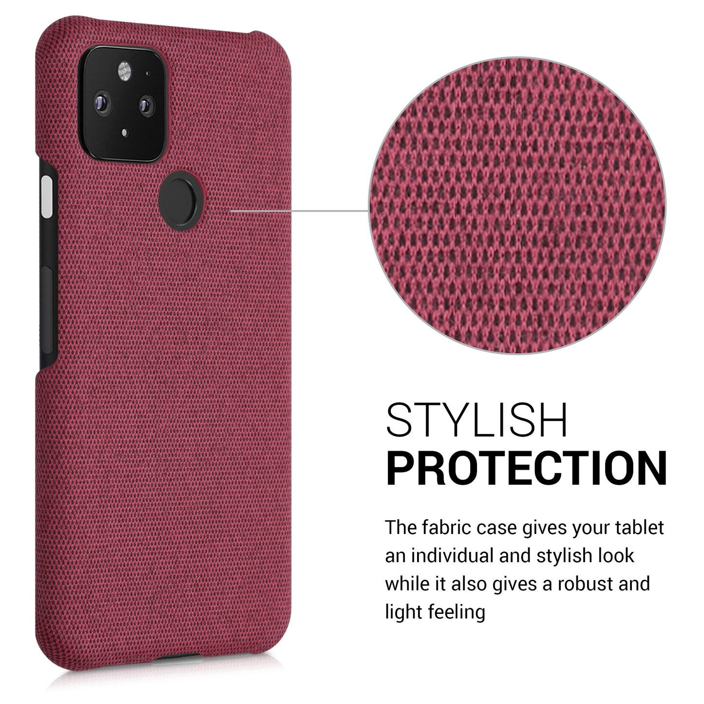 kwmobile Schutzhülle kompatibel mit Google Pixel 5 Backcover