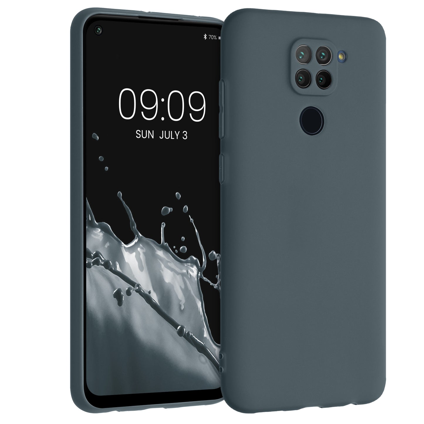 kwmobile Handyhülle für Xiaomi Redmi Note 9 Hülle - weiches Handy Silikon Case - Schutzhülle Cover