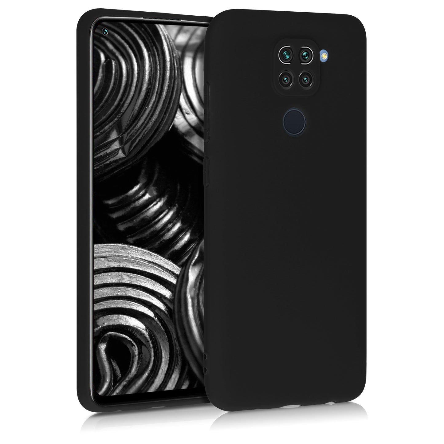 kwmobile Handyhülle für Xiaomi Redmi Note 9 Hülle - weiches Handy Silikon Case - Schutzhülle Cover