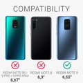 kwmobile Handyhülle für Xiaomi Redmi Note 9 Hülle - weiches Handy Silikon Case - Schutzhülle Cover