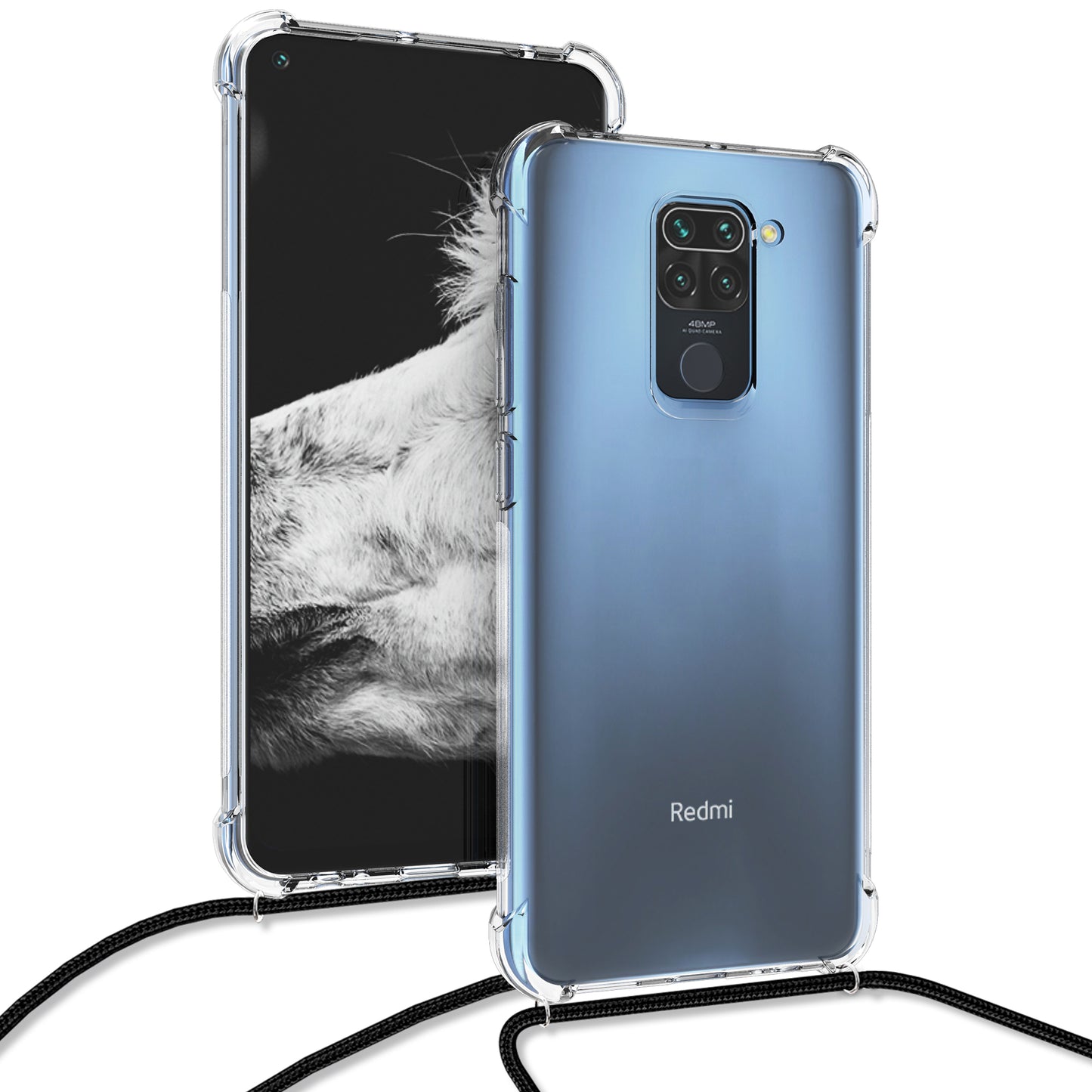 kwmobile Necklace Case kompatibel mit Xiaomi Redmi Note 9 Hülle