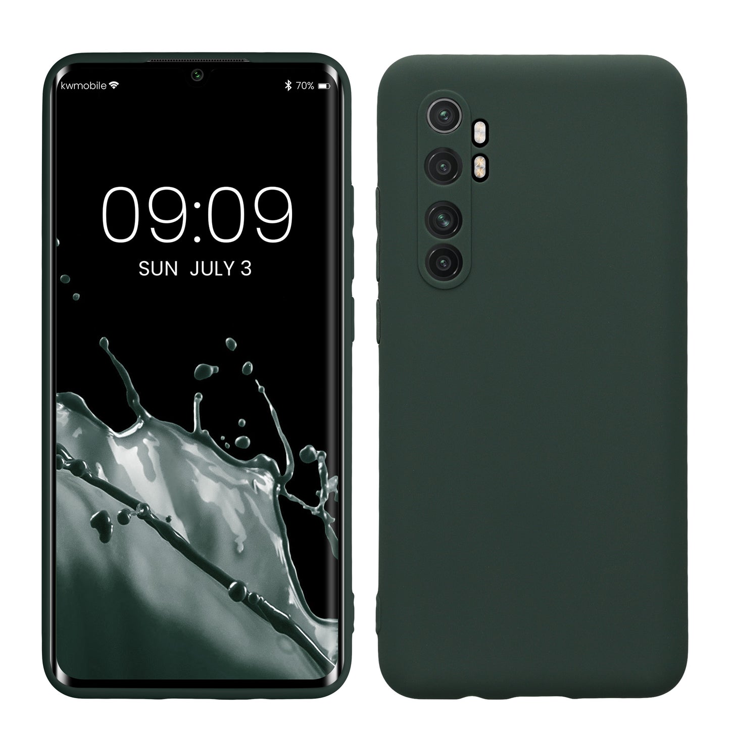kwmobile Handyhülle für Xiaomi Mi Note 10 Lite Hülle - weiches Handy Silikon Case - Schutzhülle Cover