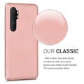 kwmobile Handyhülle für Xiaomi Mi Note 10 Lite Hülle - Silikon Case - Schutzhülle Cover