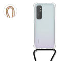 kwmobile Necklace Case kompatibel mit Xiaomi Mi Note 10 Lite Hülle Silikon Cover mit Handykette Band Handyhülle