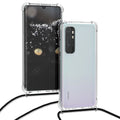 kwmobile Necklace Case kompatibel mit Xiaomi Mi Note 10 Lite Hülle Silikon Cover mit Handykette Band Handyhülle