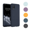 kwmobile Handyhülle kompatibel mit Xiaomi Mi 10 Lite (5G) Hülle - Handy Case aus weichem Silikon in Schwarz matt Schwarz matt  