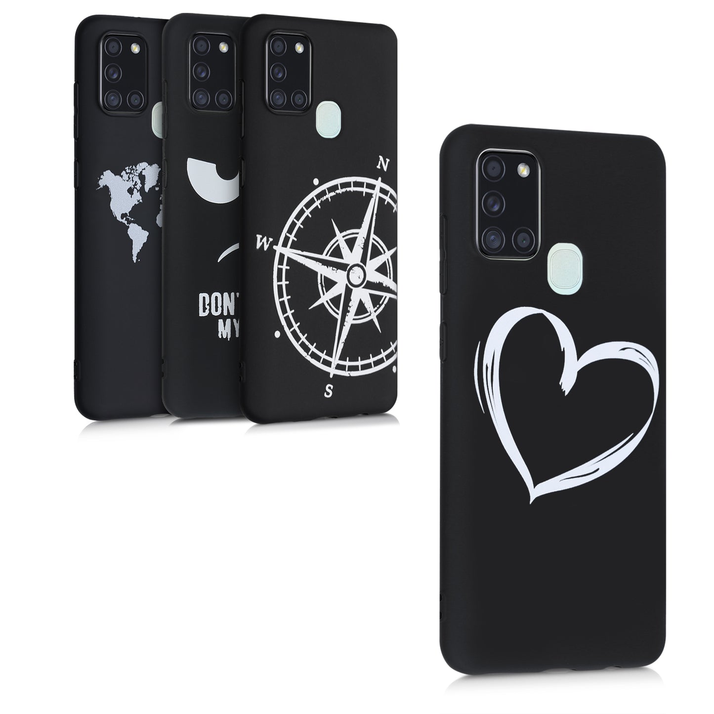 kwmobile Hülle kompatibel mit Samsung Galaxy A21s - Handyhülle Silikon Case