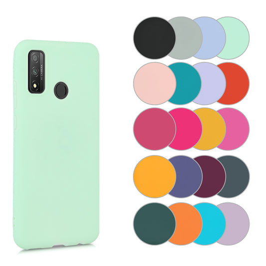 kwmobile Hülle kompatibel mit Huawei P Smart (2020) Hülle - weiches TPU Silikon Case - Cover geeignet für kabelloses Laden - Schwarz matt Schwarz matt  