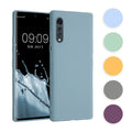 kwmobile Hülle kompatibel mit LG Velvet Hülle - weiches TPU Silikon Case - Cover geeignet für kabelloses Laden - Pastellgrün Pastellgrün  