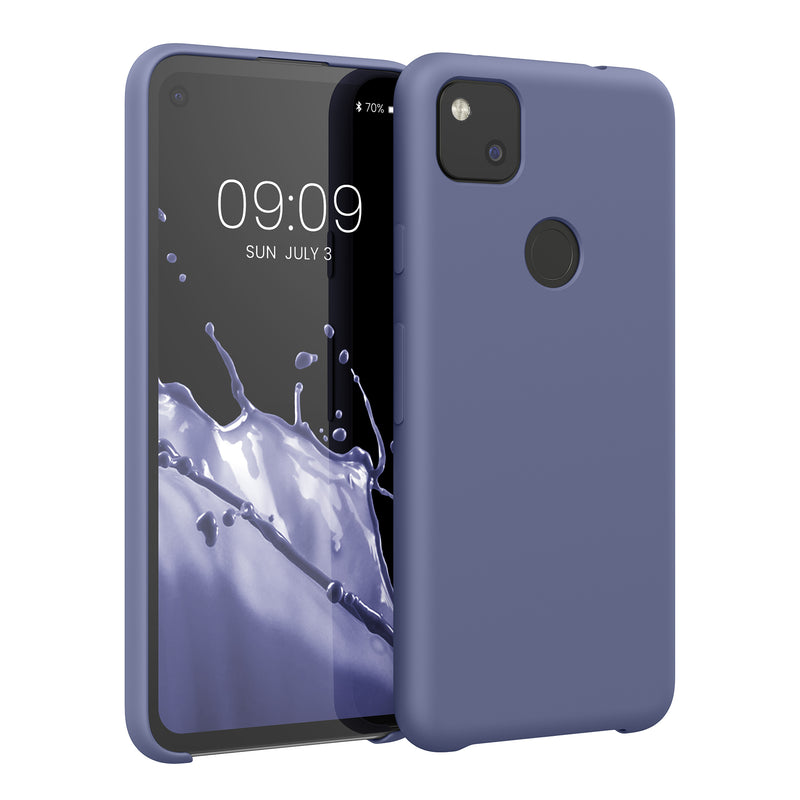 kwmobile Handyhülle für Google Pixel 4a - Case Silikon - Kabelloses Laden - Schutzhülle Cover