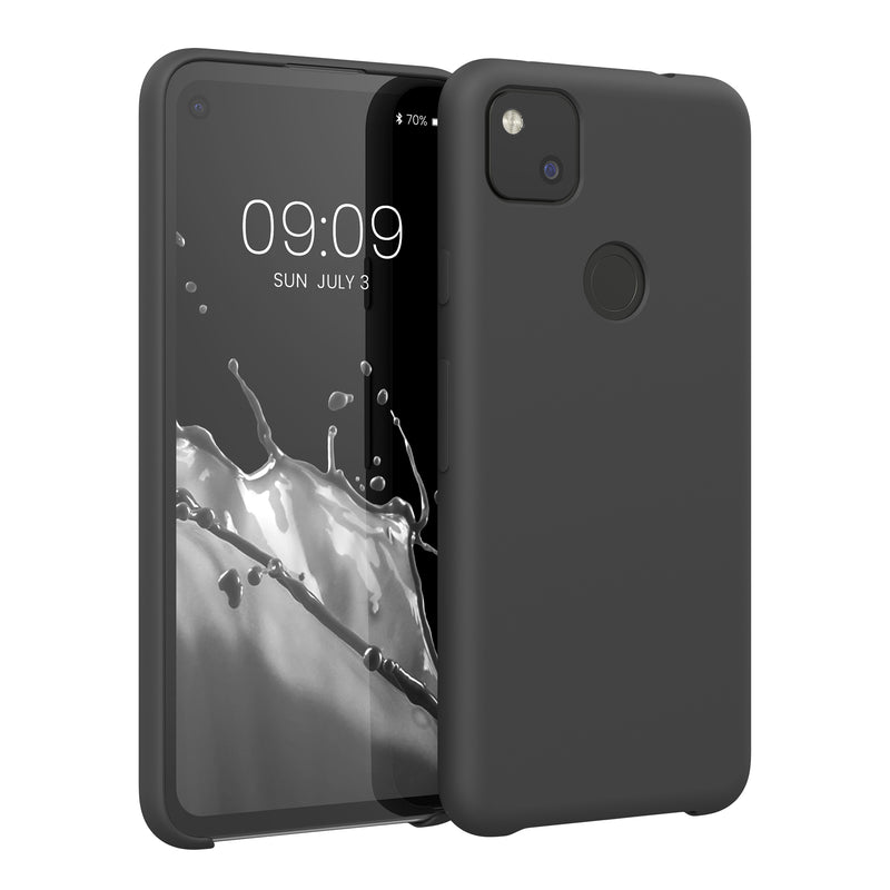 kwmobile Handyhülle für Google Pixel 4a - Case Silikon - Kabelloses Laden - Schutzhülle Cover