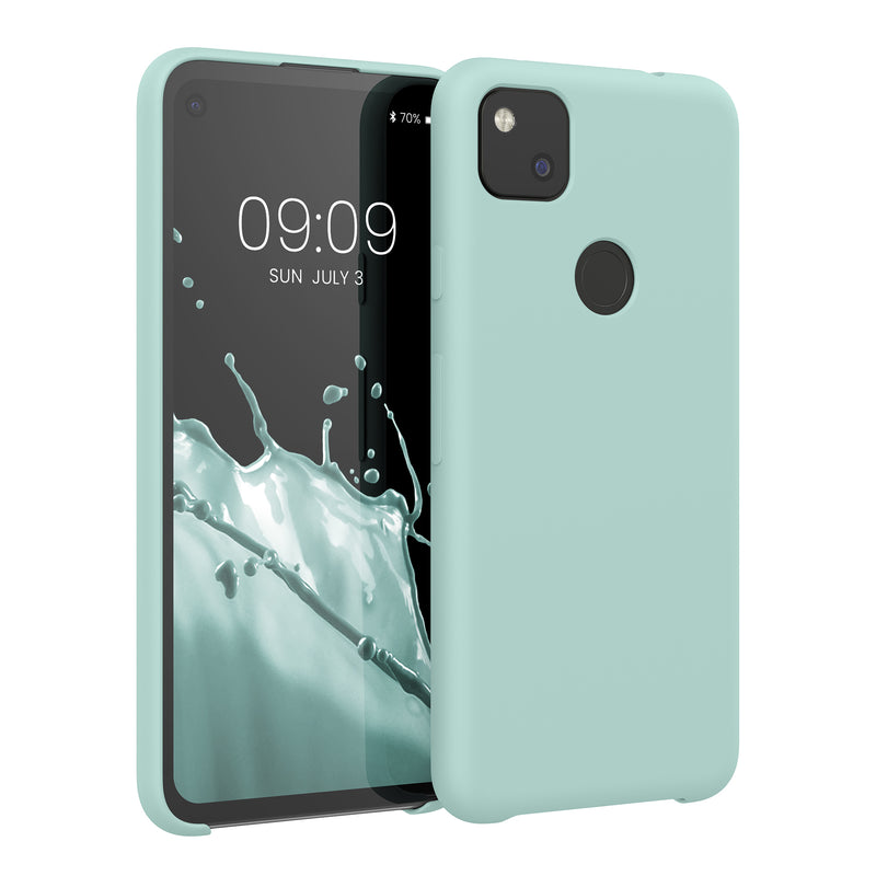 kwmobile Handyhülle für Google Pixel 4a - Case Silikon - Kabelloses Laden - Schutzhülle Cover