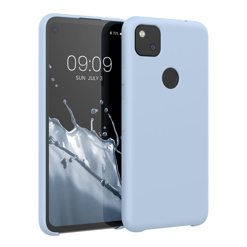 kwmobile Handyhülle für Google Pixel 4a - Case Silikon - Kabelloses Laden - Schutzhülle Cover