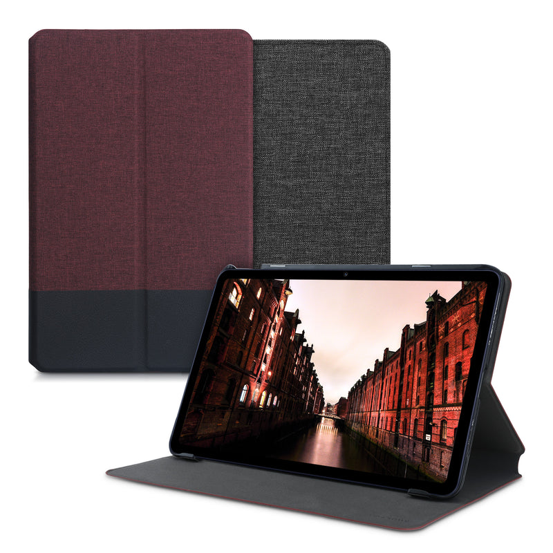 kwmobile Hülle kompatibel mit Huawei MatePad (10.4") - Slim Tablet Cover Case Schutzhülle mit Ständer Anthrazit Schwarz Anthrazit  [dsg01]