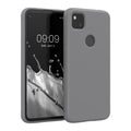 kwmobile Hülle kompatibel mit Google Pixel 4a Hülle gummierte Silikon Handyhülle Schutzhülle für kabelloses Laden Case