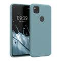 kwmobile Hülle kompatibel mit Google Pixel 4a Hülle gummierte Silikon Handyhülle Schutzhülle für kabelloses Laden Case