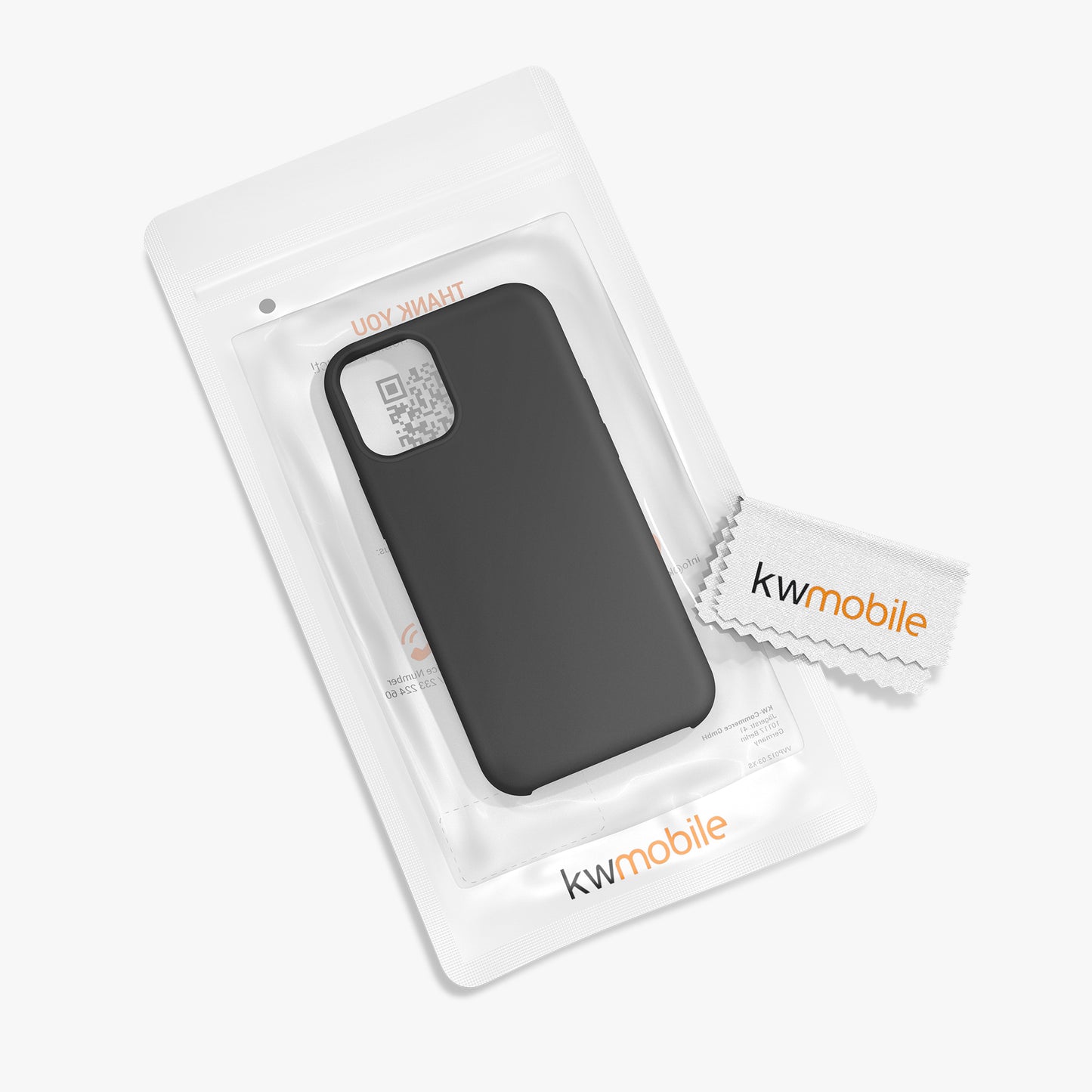 kwmobile Handyhülle für iPhone 12 mini Case - kabelloses Laden