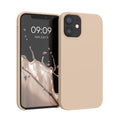 kwmobile Handyhülle für iPhone 12 mini Case - kabelloses Laden