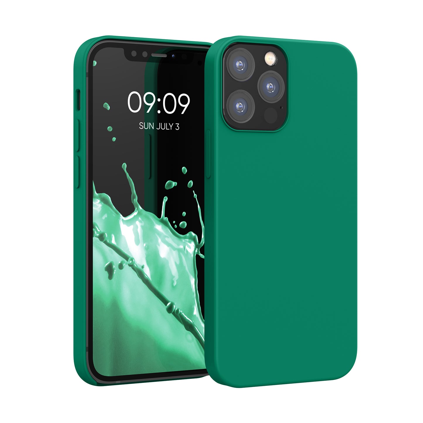 kwmobile Handyhülle für iPhone 12 Hülle / iPhone 12 Pro Hülle - Silikon Handy Case - weiche Oberfläche - kabelloses Laden