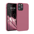 kwmobile Handyhülle für iPhone 12 Hülle / iPhone 12 Pro Hülle - Silikon Handy Case - weiche Oberfläche - kabelloses Laden