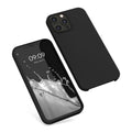 kwmobile Handyhülle für iPhone 12 Pro Max Case - Hülle Silikon - kabelloses Laden