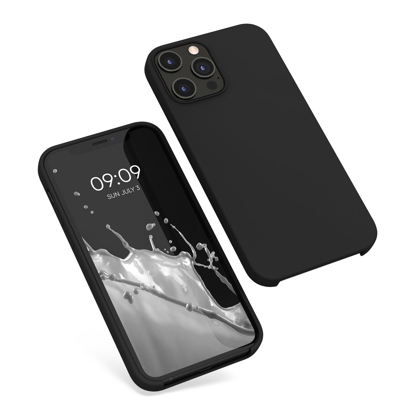 kwmobile Handyhülle für iPhone 12 Pro Max Case - Hülle Silikon - kabelloses Laden